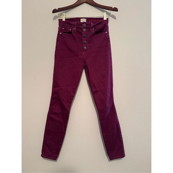 AO.LA BY ALICE + OLIVIA Currant Good High Rise Skinny Jeans Size 28- exposed but - Picture 1 of 10